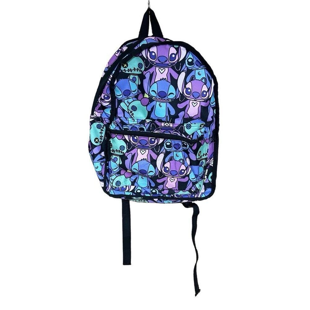 Disney Stitch Flip Pak Back Pack "Personalized Writing on inside"